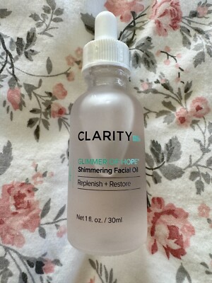 CLARITY RX - GLIMMER OF HOPE SHIMMERING FACE OIL -  REPLENISH & RESTORE - 1 OZ