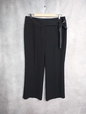 Autograph trousers 16 short. black wide leg dress pants. business/work trousers