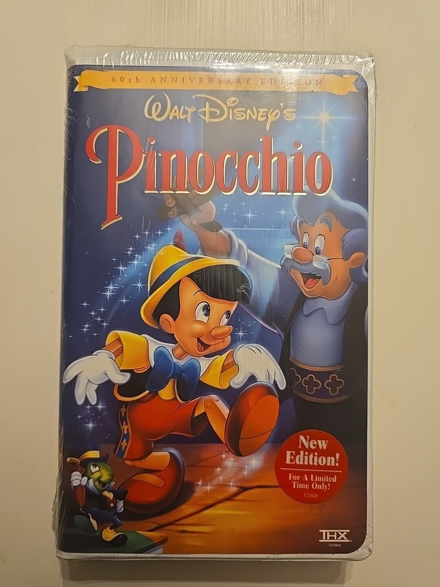 NEW! Walt Disney's Pinocchio Video Movie VHS 1999 Anniversary