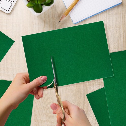 10PCS Green Self Adhesive Felt Fabric Sheets Sticky Felt Sheets for Craft Sup... - Picture 4 of 7