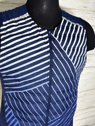 Nike Aeroloft Flash Zip Running DOWN Vest Blue MEDIUM Men 859208-429 Jacket Run - Picture 2 of 22