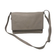 Orciani Leather Light Beige Crossbody Shoulder Bag Handbag Purse Minimalist Vtg