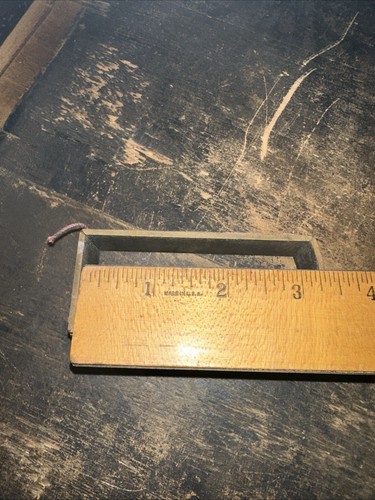 Printing Block “ Border Frame Arch “ Brass Rectangle - Picture 7 of 8