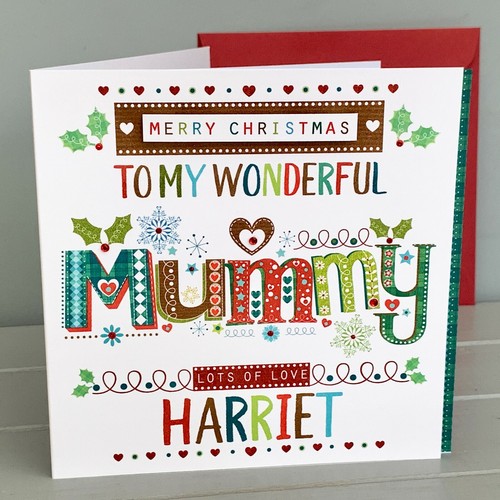 Tarjeta de Navidad de mamá personalizada, tarjeta de Navidad para mamá, mamá, tarjetas especiales - Imagen 6 de 26