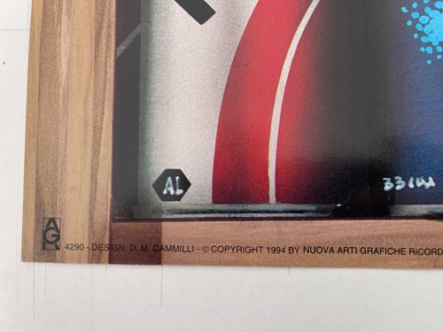 COCA COLA & OTHER SOFT DRINKS,DESIGN BY CAMMILLI, RARE 1994 POSTER - Picture 4 of 5