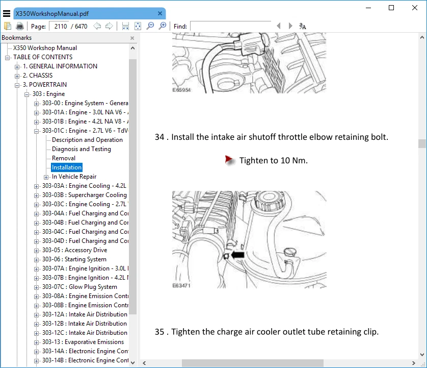 Service and Repair Manual for Jaguar XJ, XJ6, XJ8, XJR (X350, X358) Foto 3 de 3