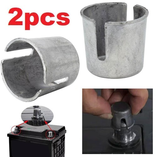 1Pair Negative & Positive Car Battery Post Repair Shim Posts For Worn Loose V5G7 - Picture 8 of 8