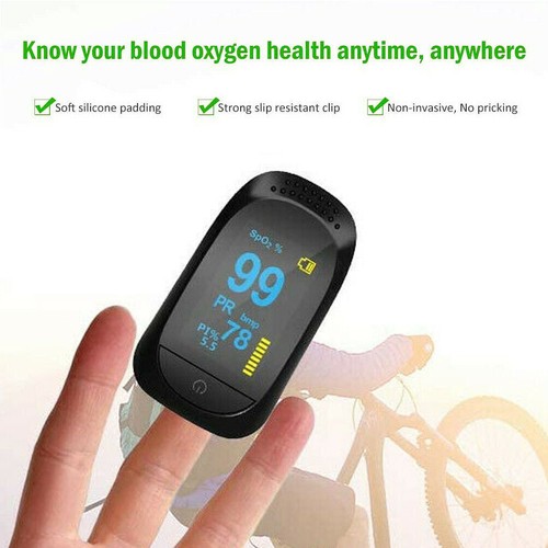 Finger Pulsoximeter Blut Sauerstoff SpO2 Monitor PR PI Atemfrequenz FDA 510K - Bild 5 von 9
