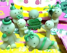 Smiski 10th Anniversary Birthday Set of 6 Mini Figures Japan Exclusive