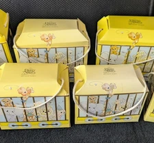 (7) Vintage 1985 Enesco Precious Moments Birthday Wishes Animal For Train. NIB. 