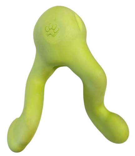 Juguete para perro West Paw Zogoflex Tizzi grande nuevo sin etiquetas dispensador de golosinas juguete para masticar abuela manzana - Imagen 1 de 2