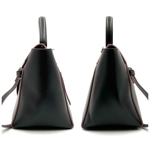 Bolso Cinturón CELINE 2 Vías - Espresso y Cuero Rosa Bolso de Hombro - Raro JP - Imagen 3 de 10