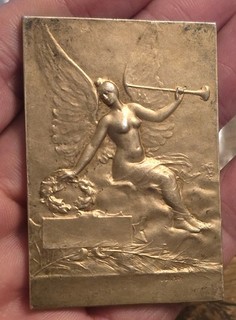 Rare Médaille en Argent Société d'Horticulture Neuilly sur Seine 1912 Delpech