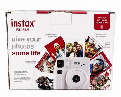 Fujifilm instax Mini SE Instant Camera Bundle with Case 10 Pack Film Album