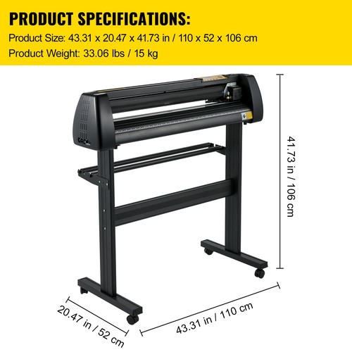34Inch Vinyl Cutter Machine Sign Cutting Plotter Starter Bundle Kit Software - Bild 7 von 12