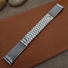 Vintage Forstner 19mm 18mm 16mm Stainless 1950s Unused Classic nos Watch Band