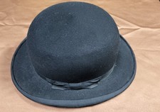 Vintage Lissner Bowler Hat Size 56   Fur Felt Derby   Tokyo Lining   Men