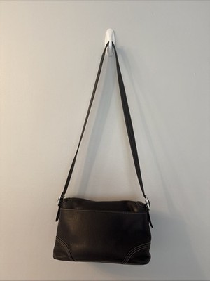 COACHのバッグ Vintage Coach F13085 Hampton Flap White Pebbled Leather Bag