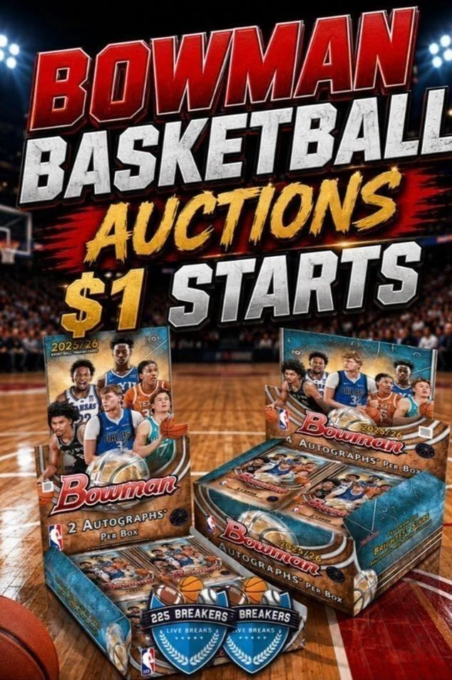 BOWMAN BASKETBALL HOBBY AUCTIONS $1 STARTS
