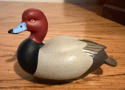 Ducks Unlimited Miniature Decoy by Jett Brunet,  #14 Redhead 2012
