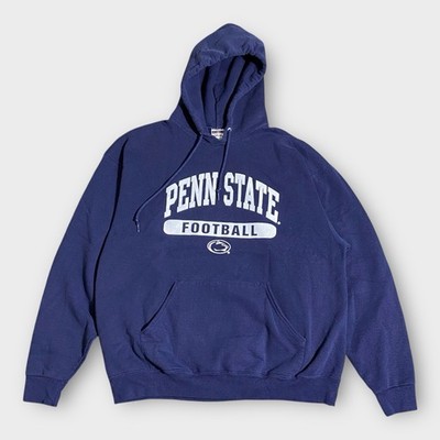Penn State Nittany Lions Hoodie Men’s X-Large Navy White Sweatshirt Sports  Logo
