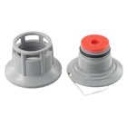 Air Valve Eight Holes Gray High Pressure PVC Practical To Use Brand New