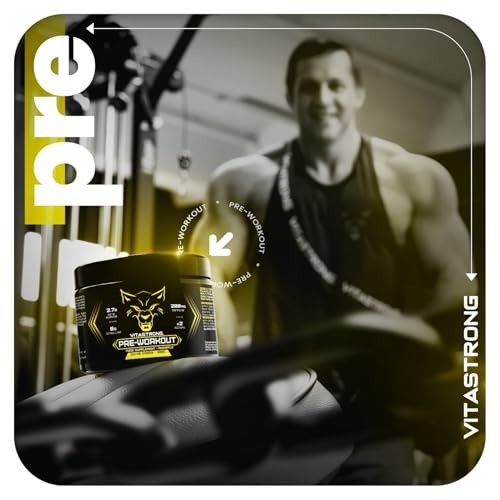 Pre Workout Potente 300g, Preworkout Vegan con Vitamina B12, L Citrullina, Beta - Foto 6 di 7