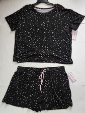 FREE Joyspun Liaveco Women  s 2pc XL Moon  Star Casual Soft Sleep Short Set NWT