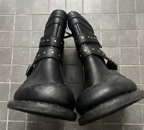 Harley Davidson Motorcycle Boots Women’s Size 6 1/2 Black - Picture 9 of 16
