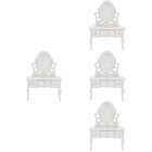  4 PCS Mini House Drawer Dressing Table Dollhouse Furniture Decoration