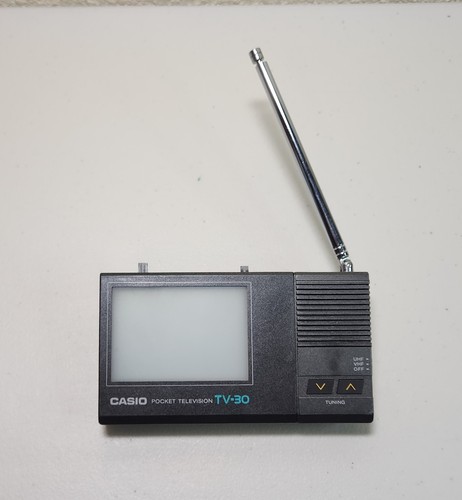 Vintage Casio Pocket Television TV-30S For Parts/Repair Non Working No Adapter - Picture 1 of 6