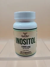 Double Wood Supplements Inositol 1000mg Capsules 60 Count Cellular Health 02/27