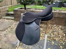 HORSE PONY SADDLE Shires Hi Lite Synthetic 15” Black