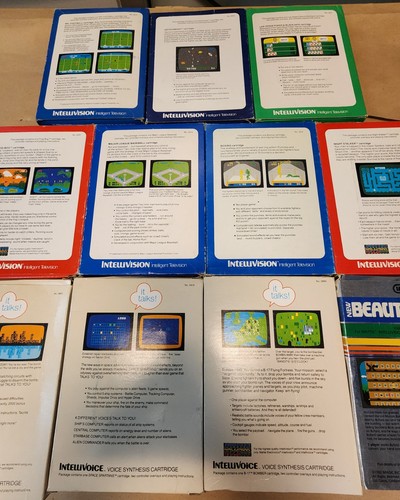 Intellivision Games Lot Of 15, Bomb Squad, B17 Bomber, Etc. Tested And Working - Picture 7 of 17