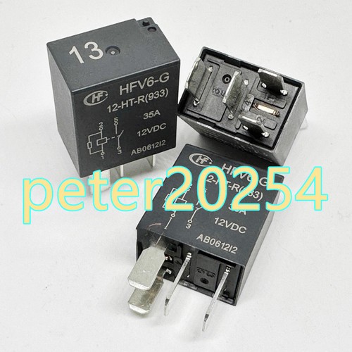 2PCS New HFV6-G 12-HT-R(933) Coil:12V-35A 4-pin Relay socket Relay #TT - Picture 3 of 4