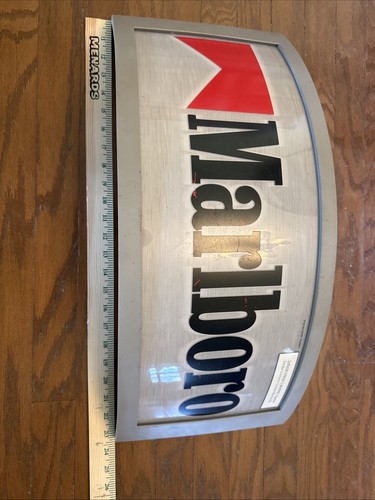 Sehr seltenes Marlboro 2’ Retro antikes Plastikschild (Unikat)