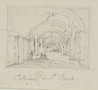 Barocker Saal einer französischen Rochuskapelle, Bleistift Unbekannt (19.Jhd)