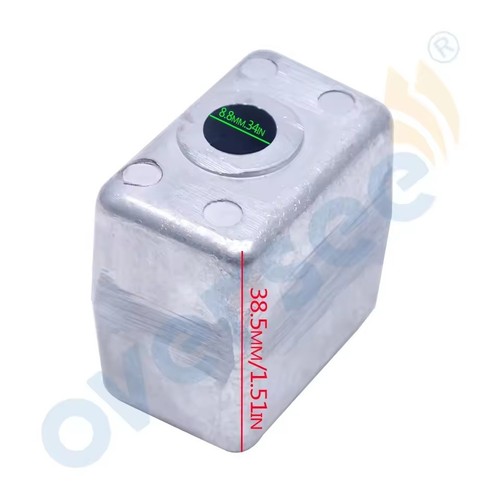 393023 Zinc Anode For Johnson Evinrude Outboard 50-225HP 0436745 For MARTYR - Picture 5 of 5