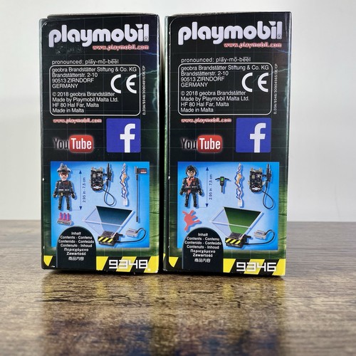 Playmobil Ghostbusters 2 Stantz 9348 Spengler 9346 Sealed Slightly Damaged - Picture 4 of 6