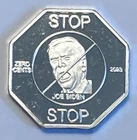 💥Rare 2023, 5 gram Myers Metals Stop Joe Biden .999 Silver Bullion Bar💥