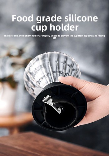 Filtro a goccia caffè Smart Cup fatto a mano stile moderno filtro vetro silicone - Foto 12 di 28