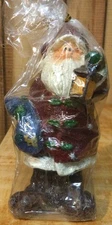 Vintage Santa Claus Small  Candle Light  Christmas Holiday X’mas NEW