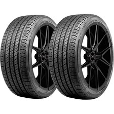 (QTY 2) 235/40R19 Continental Pro Contact RX 92H SL Black Wall Tires