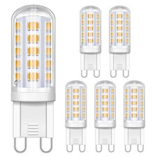 Ampoule LED G9 3W, Équivalent à 30-40W Halogène, Lampe 350LM Blanc Chaud 2700K