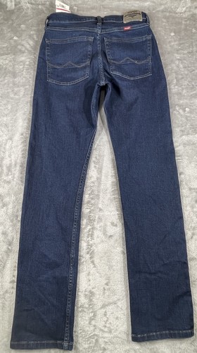 Wrangler Slim Straight Denim Blue Jeans Slim Seat & Thigh Men's 28x30 NWT - Picture 9 of 10
