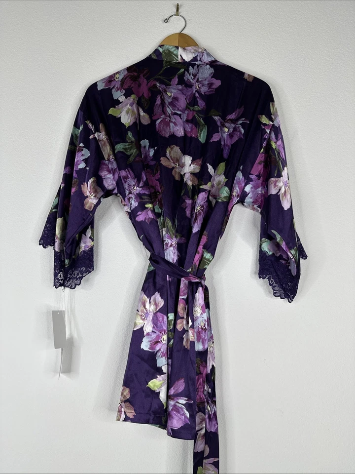 In Bloom By Jonquil надежном халат женщин размер XS фиолетовый цветочный новый - Изображение 4 из 4