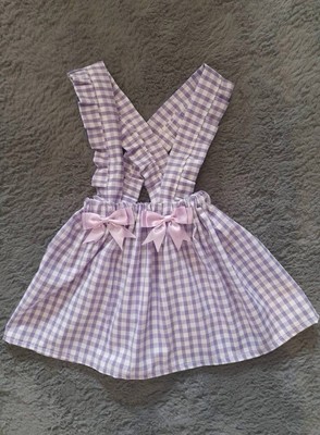 MÄDCHEN GINGHAM KARIERTER SCHULROCK ALTER 2-13 JAHRE JEDE FARBE ROMANY SPANISCH NEU