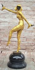 Art Deco statue1920 Style by Demetre Chiparus Genuine Bronze Sculpture