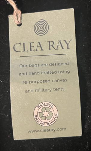 Borsa a mano in tela Clea Ray - Foto 2 di 6