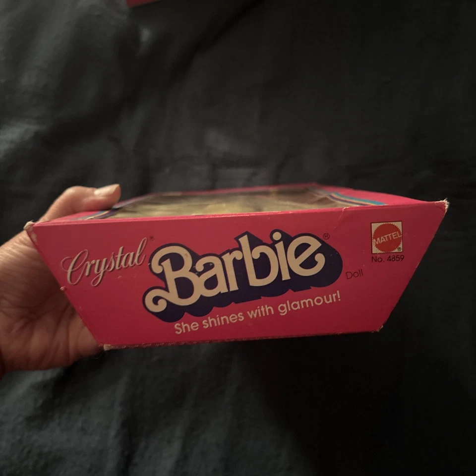 Muñeca afroamericana Barbie de cristal Mattel #4859 1983 de colección ¡Rara en caja original! Foto 4 de 4